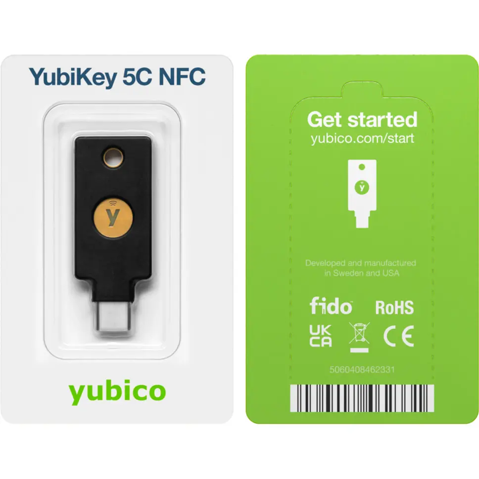 Yubico YubiKey 5C NFC Drošības atslēga 2 gab. Photo 3