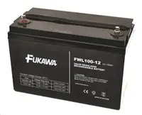FUKAWA FWL 100-12 Lead-Acid Battery 12V 100Ah M8 Terminal 10-Year Design Life
