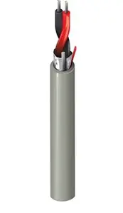 Belden 9501 RS-232 sakaru kabelis AWG 24/7 1 pāra vītā pāra ekranēts PVC Eca pelēks 305m kaste