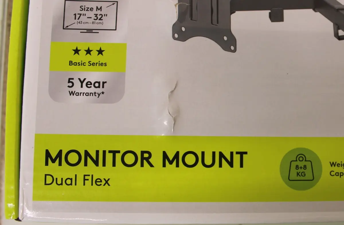 Кронштейн для двух мониторов Goobay Dual Monitor Mount Flex Photo 3