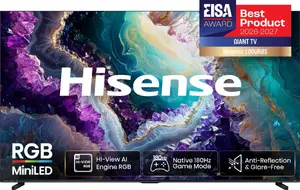 Hisense 100UR8DS 100-inch 4K Ultra HD Smart TV DLED RGB-Mini LED Wi-Fi Black
