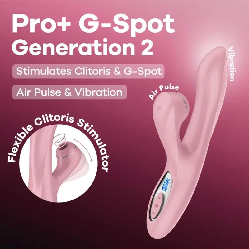 Satisfyer Pro+ G-Spot Generation 2 Pink Rabbit Vibrator Photo 9