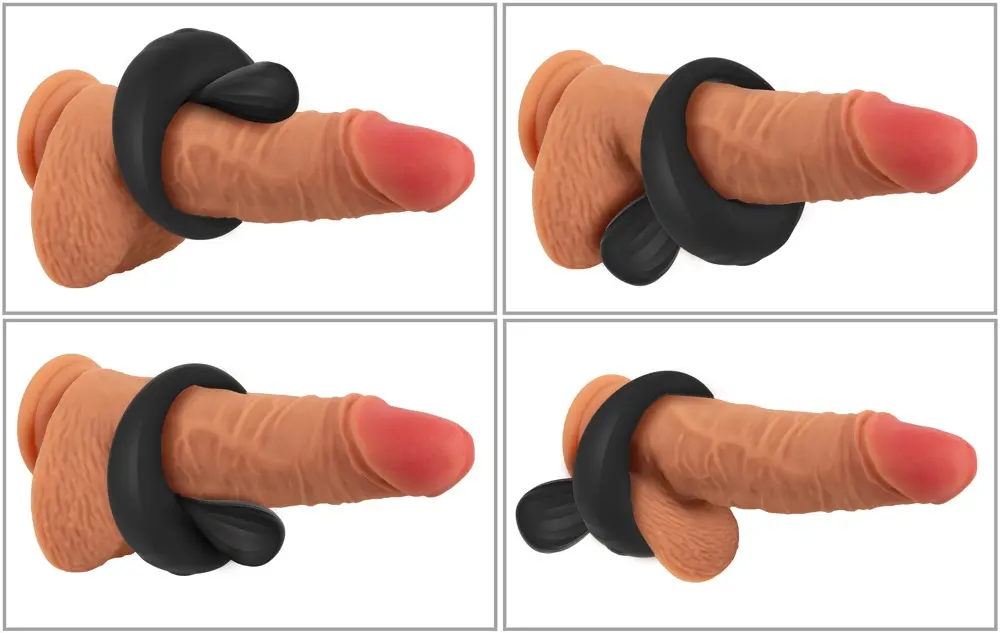 Rebel Penis gredzens ar vibratoru Photo 12