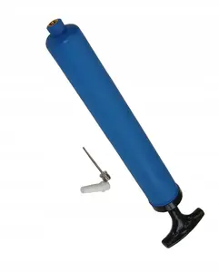Kubisport 25 cm plastmasas bumbu sūknis ar adatu un adapteri