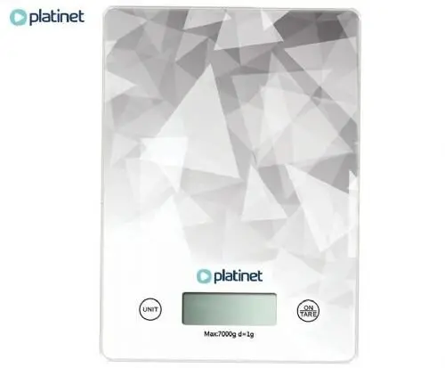 Virtuves svari Omega PLATINET KITCHEN SCALE