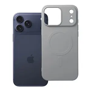 Сиконовый чехол Riff Mag cover для Apple iPhone 17 Pro Max и 18 Pro Max Titanium Grey
