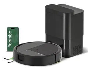 iRobot Roomba 115 Combo Robota putekļusūcējs un grīdu mazgātājs ar AutoEmpty staciju Melns Bezmaisa Žiroskopa navigācija Litija jonu akumulators