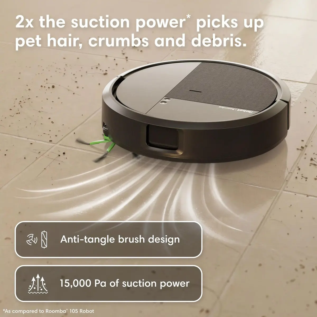iRobot Roomba 115 Combo robota putekļusūcējs melns Photo 3