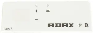 Adax WT3 Thermostat with Wi-Fi and Bluetooth, 230/400V, White