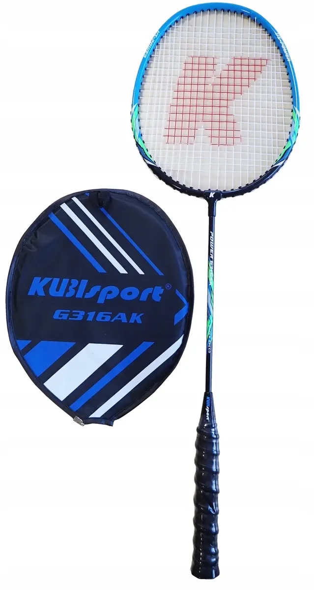 Kubisport badmintona rakete ar vāku izturīga
