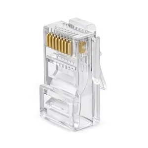 Extra Digital RJ45 Modulārais spraudnis UTP CAT5E tīkla kabelim 100 gabali