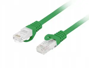 LANBERG PCU6-10CU-0150-G Category 6 UTP Copper Network Patch Cable LSZH 1.5m Green Fluke Passed