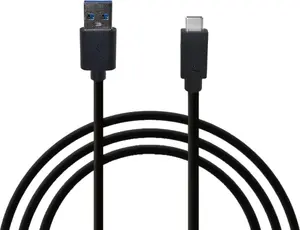 USB-A uz USB-C datu un uzlādes kabelis Msonic MLU537 garums 2 m melns