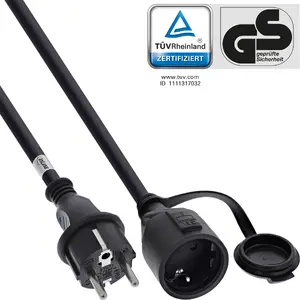 Уличный удлинитель InLine IP44 5м Photo 1