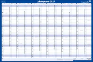 Legamaster rullējams personīgais gada plānotājs 60x90 cm vācu izdevums 2027