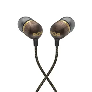 The House Of Marley Smile Jamaica Wired Earbuds USB Type-C Brass with 9.2mm Driver and Built-in Microphone