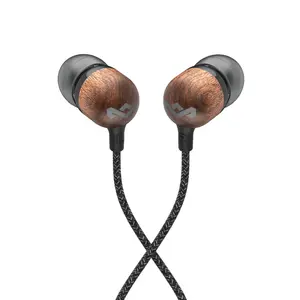The House Of Marley Smile Jamaica Wired Earbuds USB Type-C Signature Black with 9.2mm Driver and Built-in Microphone