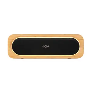 The House Of Marley Get Together 3 Wireless Bluetooth Speaker Signature Black with 3 EQ Modes and Ambient LED Lighting