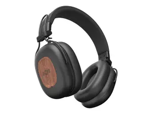 The House Of Marley Positive Vibration Rebel Wireless Headphones Bluetooth Active Noise Cancelling 40mm Drivers Signature Black