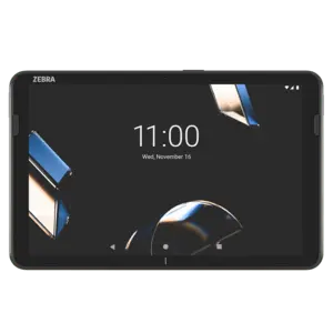 Planšetdators Zebra ET401 Android 10 Collas 1920x1200 Pikseļi 6 GB RAM 64 GB Atmiņa 8 MP Priekšējā 16 MP Aizmugurējā Kamera UHF Wi-Fi 7 IP68 Melns