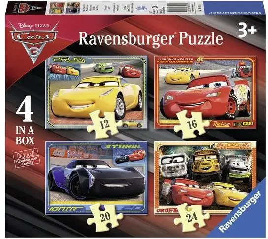 Ravensburger Puzle Vāģi 3 4-in-1, RAP