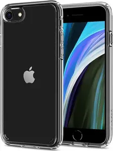 Spigen Crystal Hybrid aizsargvāciņš caurspīdīgs priekš iPhone SE 2022, 2020, iPhone 8 un iPhone 7