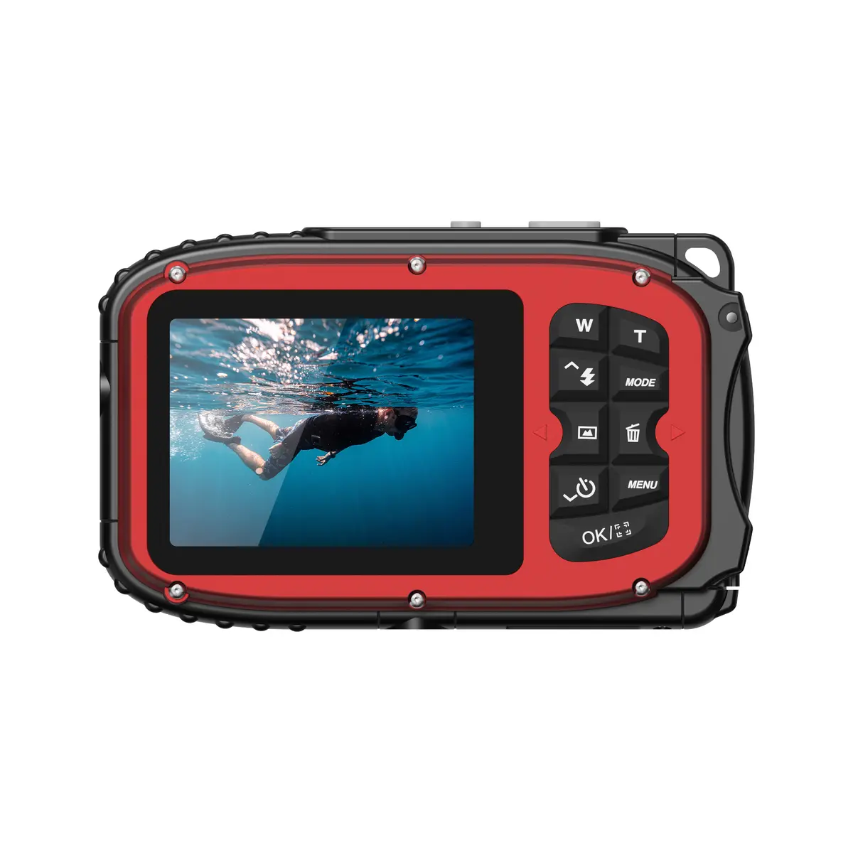 AgfaPhoto Realishot WP6000 Compact Camera - Red Photo 3