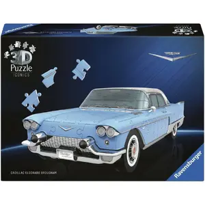 Ravensburger 3D Puzle Iconics: Cadillac Eldorado Brougham Vācu izdevums 174 detaļas
