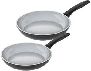 Kuhn Rikon EASY CERAMIC Frying Pan Set 24 and 28 cm