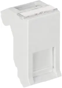 SOLARIX SXF-M-1-45-WH-U Angled Keystone Modular Jack White