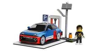 COBI EV Station & Renault 5 Turbo 3E Construction Toy Set 1:35 Scale