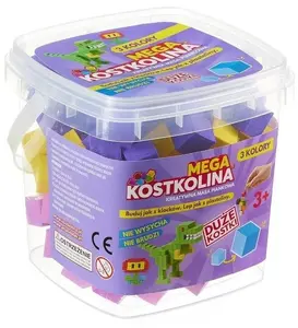 art and play Mega Kostkolina Purple 3 kolory EDUKAMP Масса для лепки