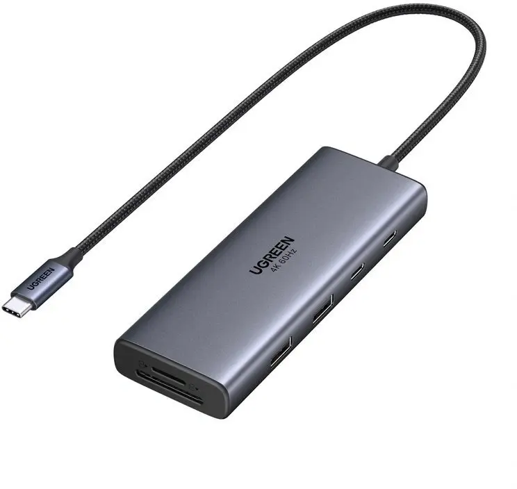 UGREEN CM498A 9 portu USB-C centrmezgls