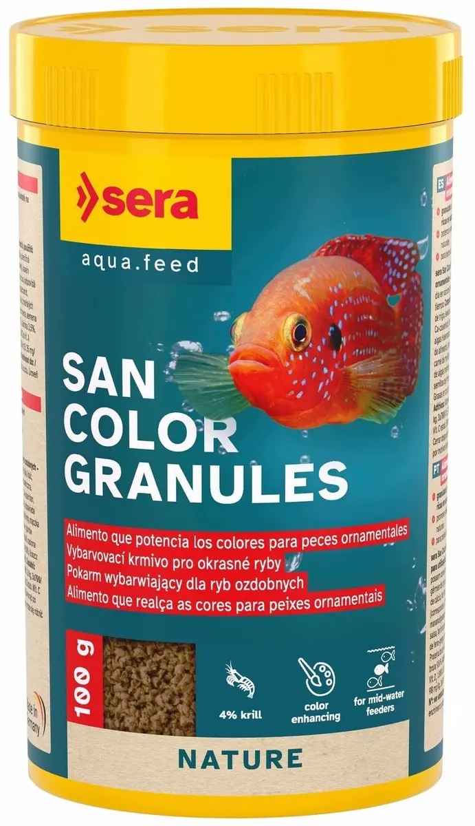 Sera San Color Granules Zivju barība