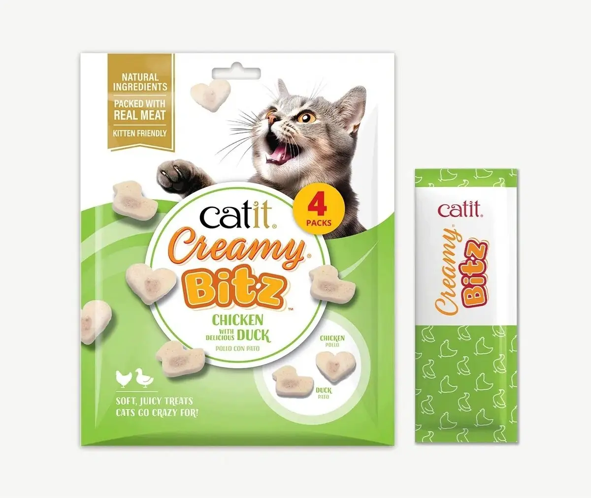 Kārums kaķiem Catit Creamy Bitz Vistas