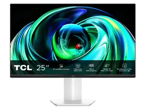 TCL 25G54 Computer Monitor 63.5 cm (25") Full HD QLED 1920 x 1080 pixels White 5 ms 16:9