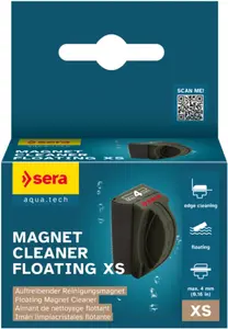 Sera Magnet Cleaner Floating XS Floating Magnetic Aquarium Glass Cleaner for Up to 4 mm Glass Thickness