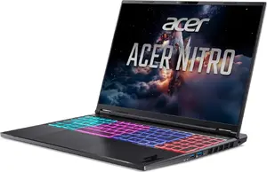 Acer Nitro 16 AN16-A91-R48M spēļu dators ar AMD Ryzen 9 procesoru, 16 collu ekrānu, 1TB krātuvi un Windows 11 Home