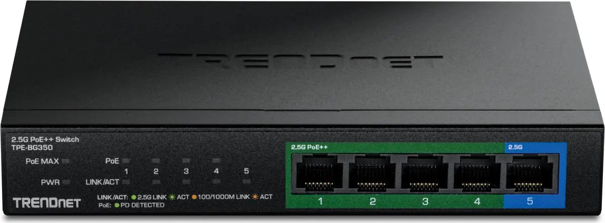 TRENDnet TPE-BG350 5-Portu 2.5G slēdzis