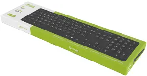 D-Fruit bezvadu tastatūra DF157 igauņu izkārtojums 2.4 GHz USB uztvērējs 107 taustiņi
