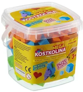 Набор для лепки Art and Play Mega Kostkolina Orange 3 kolory EDUKAMP