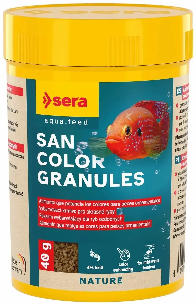 Sera San Color Granules Zivju barība