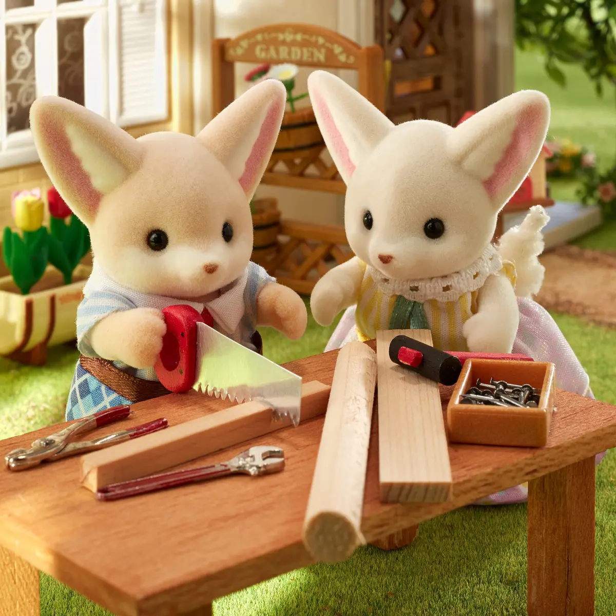 Epoch Sylvanian Families Семейство Пустынных Лис 5696 Photo 5