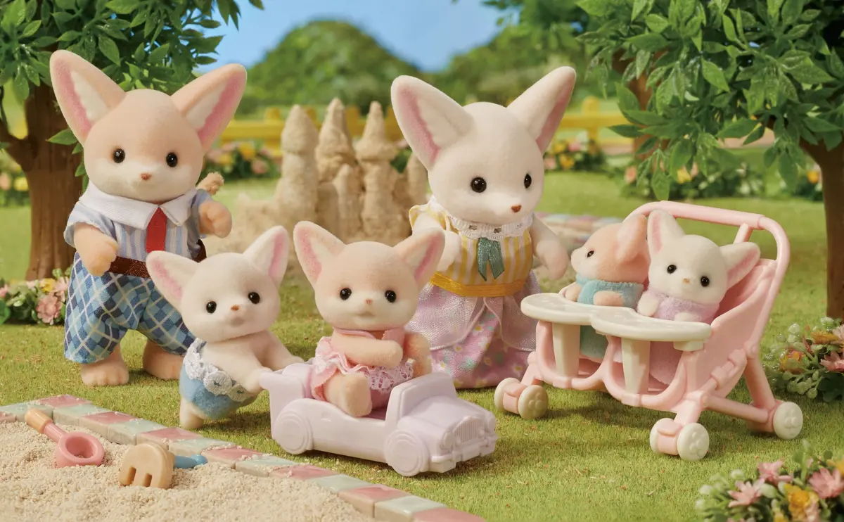 Sylvanian Families Fennec Fox Family by Epoch Photo 5