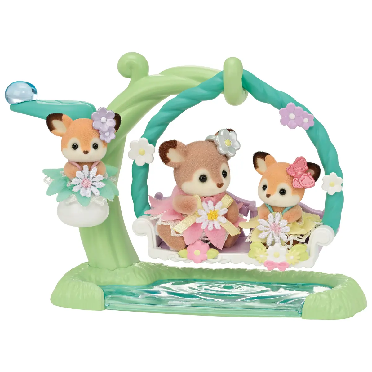 Epoch Sylvanian Families 5801 Deer Babies Playset Photo 2