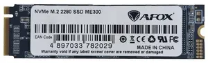 AFOX ME300 M.2 PCI Express 3.0 Cietvielu diskdzinis 1 TB 3D NAND NVMe 3100 MB/s lasīšana 2900 MB/s rakstīšana