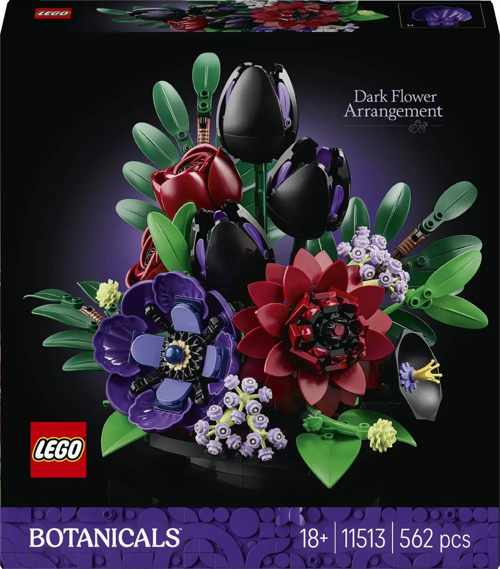 LEGO BOTANICALS 11513 Tumšo ziedu kompozīcija