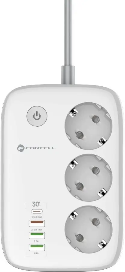 Barošanas sloksne Forcell F-Energy ar 3