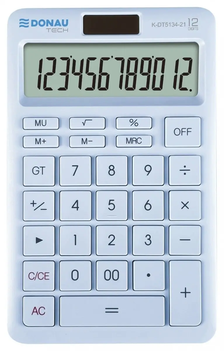Donau K-DT5134-21 galda kalkulators ar 12