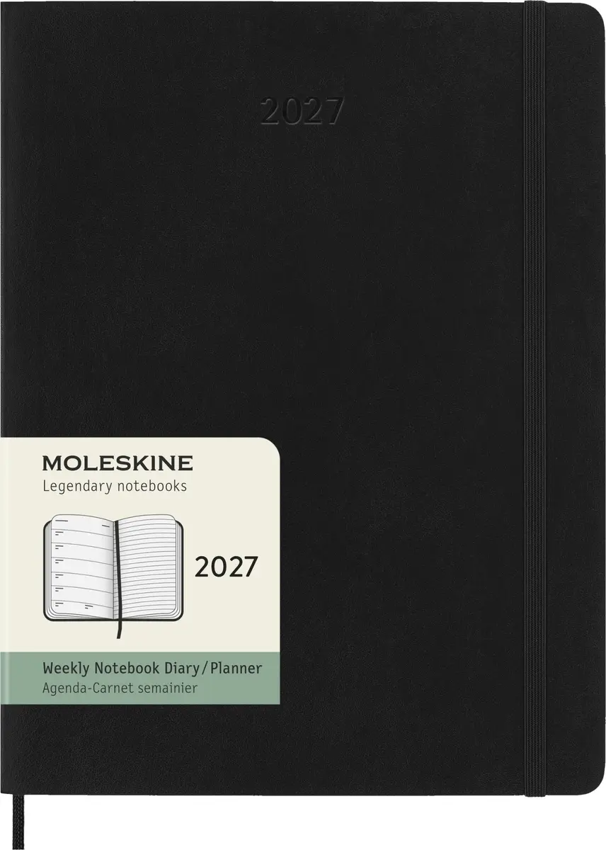 Moleskine Nedēļas plānotājs 2027 12 mēneši